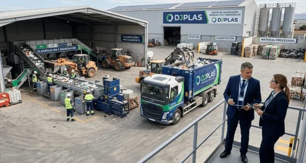 Misión DJPLAS — gestión integral de residuos postindustriales